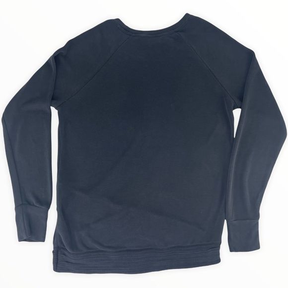 Athleta Serenity Criss Cross Sweatshirt Sz MT - Picture 2 of 6